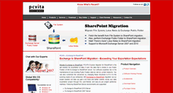 Desktop Screenshot of exchangetosharepoint.pcvita.com